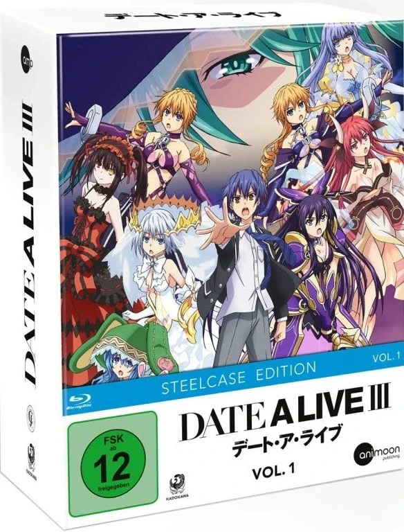 Date a Live III - Vol.1/3: Limited Steelcase Edition [Blu-ray] + Sammelschuber