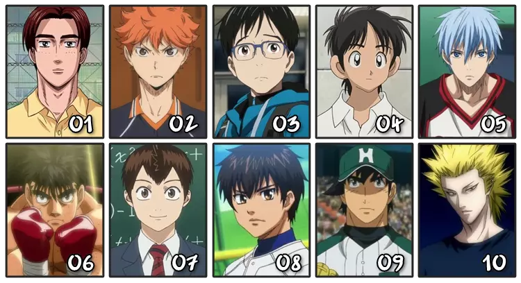 Welchen Protagonisten aus unseren Top 10 der Sport-Anime mögt Ihr am meisten?